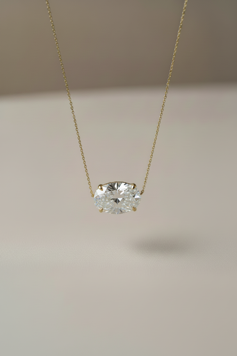 East West Oval Pendant